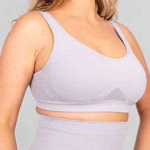 Breathable Support Bra With Adjustable Straps